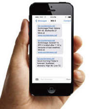 Sign up for Text Alerts from the Courier News